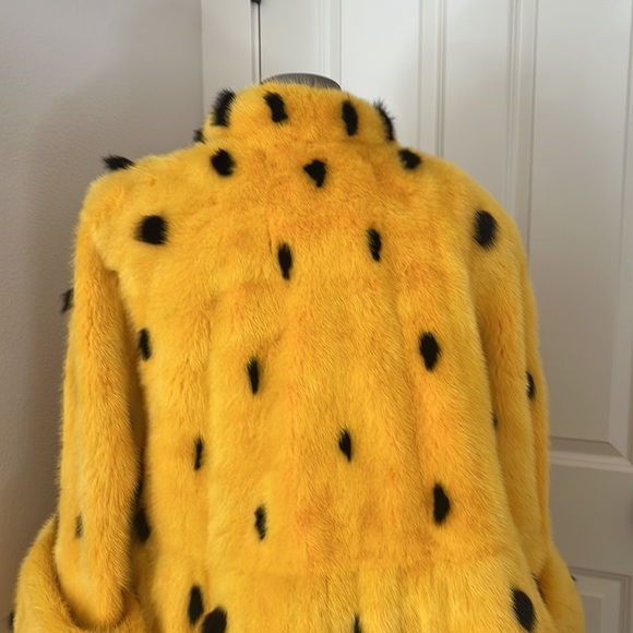 Rare, vintage, mink, and fox peplum coat from Paris by Lecoanet Hemant vintage - Picture 8 of 11